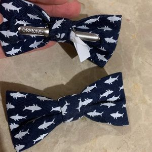 Boys clip on bow ties